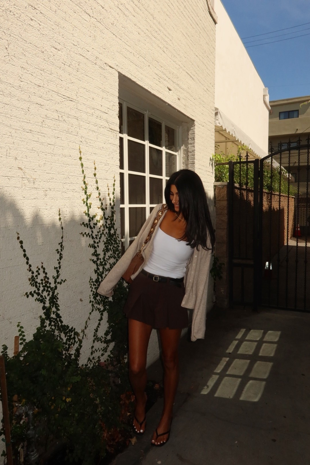 ootd 🤎 wearing size M cardigan and xs white cami

#LTKootd #LTKgrwm #LTKHome