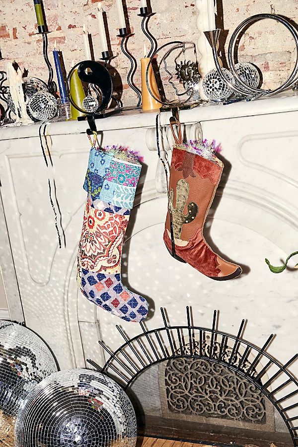 Urban Renewal Kantha Holiday Stocking | Urban Outfitters (US and RoW)