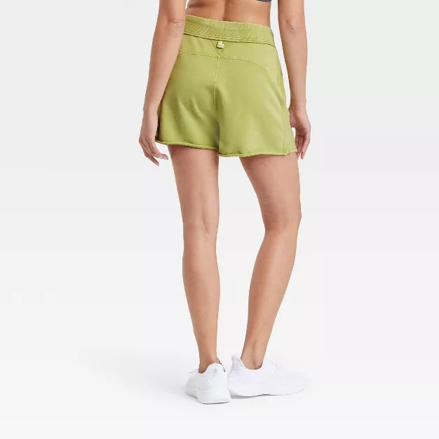 Women's Mid-Rise French Terry Shorts - JoyLab™ | Target