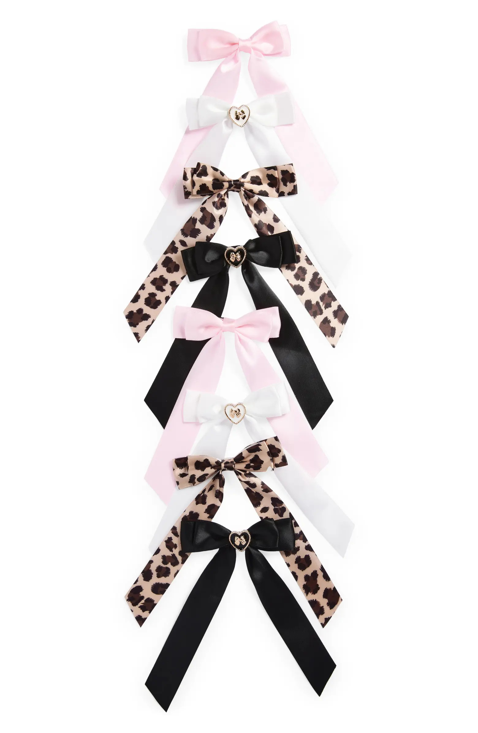Capelli New York Kids' Assorted 8-Pack Bow Clips | Nordstrom | Nordstrom