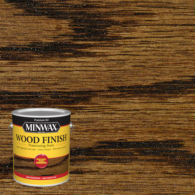Minwax Wood Finish Oil-based Dark Walnut Semi-transparent Interior Stain ( 1-gallon ) | Lowe's