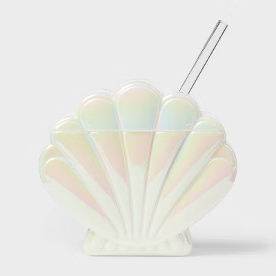 16 fl oz Figural Shell Tumbler Iridescent - Sun Squad™ | Target