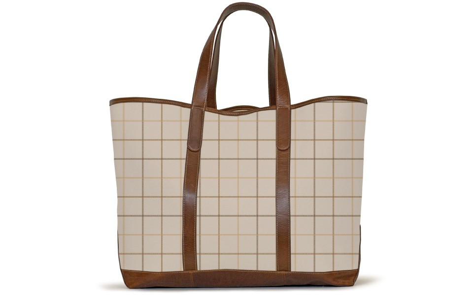 St. Charles Yacht Tote - Monogram Stripe | Barrington Gifts