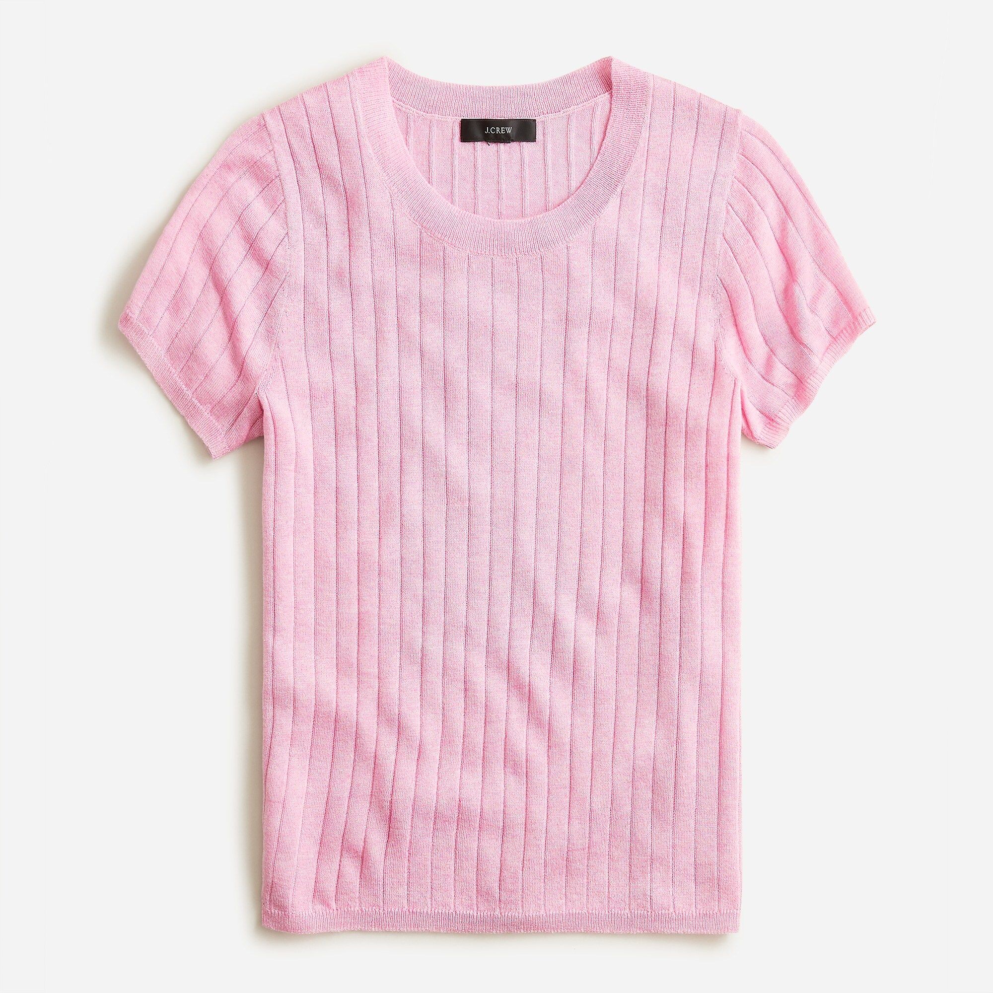 Silk-cashmere cropped T-shirt | J.Crew US