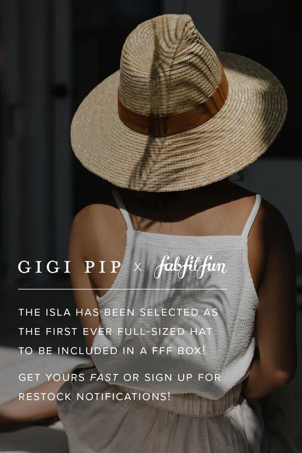 Isla Straw Fedora | Gigi Pip