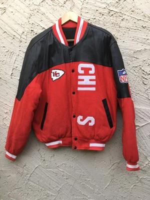 Vintage Kansas City Chiefs Throwback Parka  Varsity Letterman Jacket NFL  | eBay | eBay US
