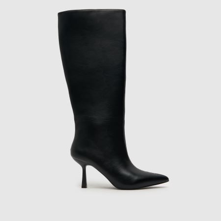 Womens Black schuh Dame Pointed Knee Boots | schuh | Schuh