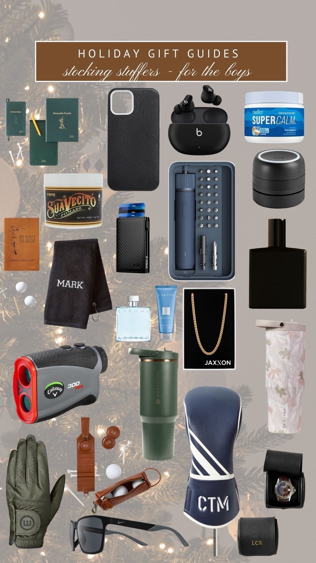 GIFT GUIDE: stocking stuffers for the boys 

#LTKGiftGuide #LTKHoliday #LTKMens