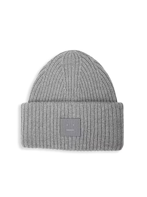 Acne Studios Face Pansy Wool Beanie | Saks Fifth Avenue