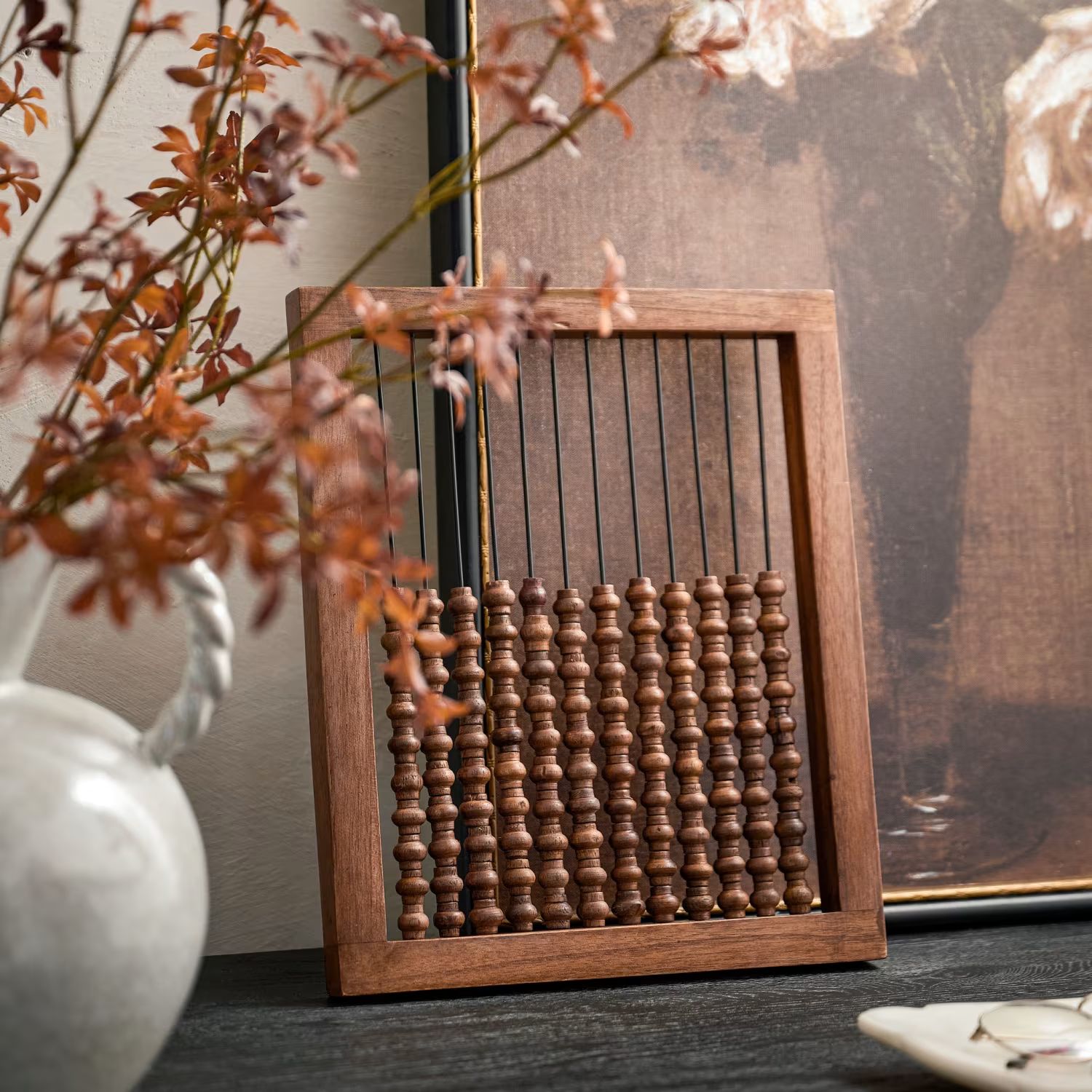 Antiqued Wood Abacus | Magnolia