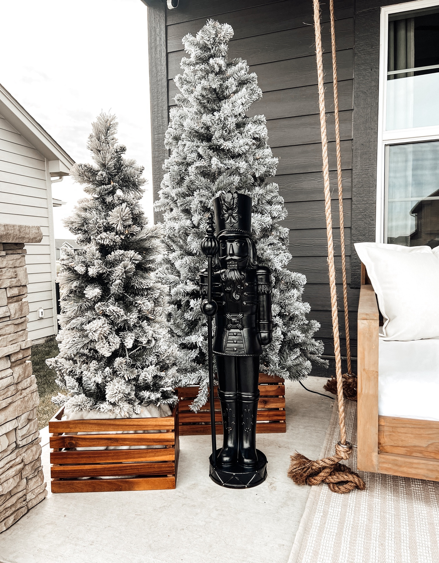 NIY NUTCRACKER. Modern nutcracker. Christmas decorations. Holiday front porch. 

#LTKHome #LTKSeasonal #LTKHoliday