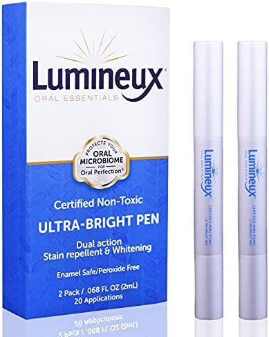 Lumineux Ultra-Bright Whitening Pen - 2-Pack - Dual Action Stain Repellant and Whitener - Dentist... | Amazon (US)