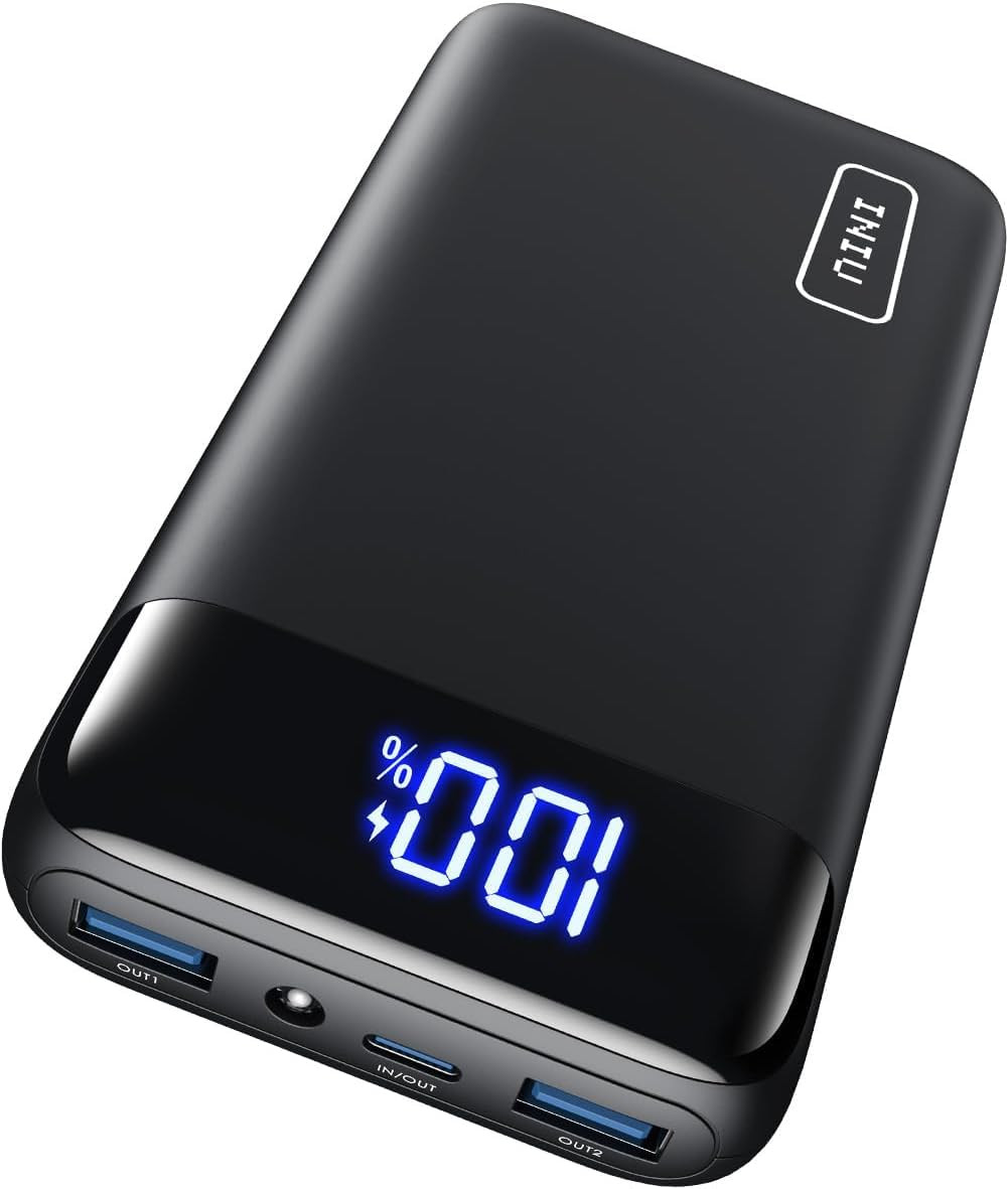 INIU Power Bank, 20000mAh 20W Klein Schnellladefunktion Powerbank 1 USB-C, 2 USB-A Mini Externe H... | Amazon (DE)