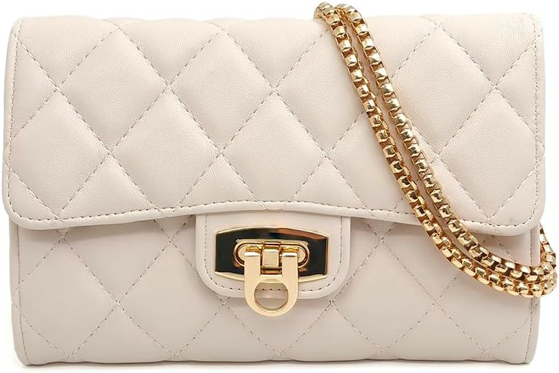 Small Black Clutch Purses for Women with Quilted Designs, Women's Trendy Quilted Crossbody Bags -... | Amazon (US)