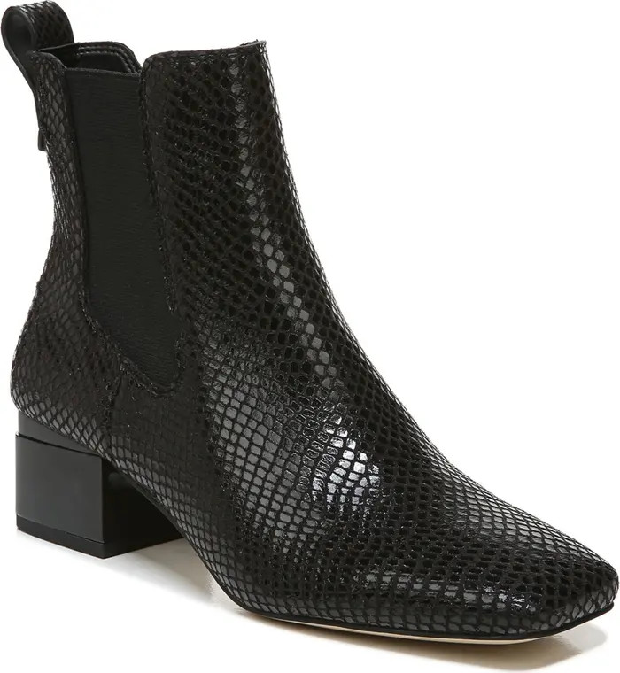 Franco Sarto Wandi Snakeskin Embossed Chelsea Boot | Nordstromrack | Nordstrom Rack