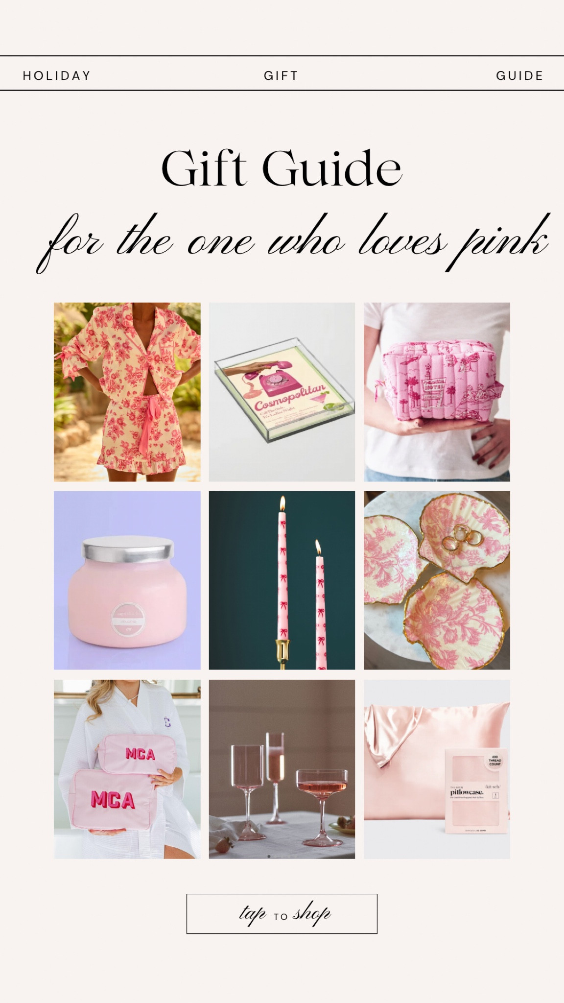 Gift ideas for the one who loves pink! For the Sharpay Evans, Elle Woods, or Galinda in your life !! 💖🎀🌸💄

#LTKHoliday #LTKGiftGuide #LTKStyleTip