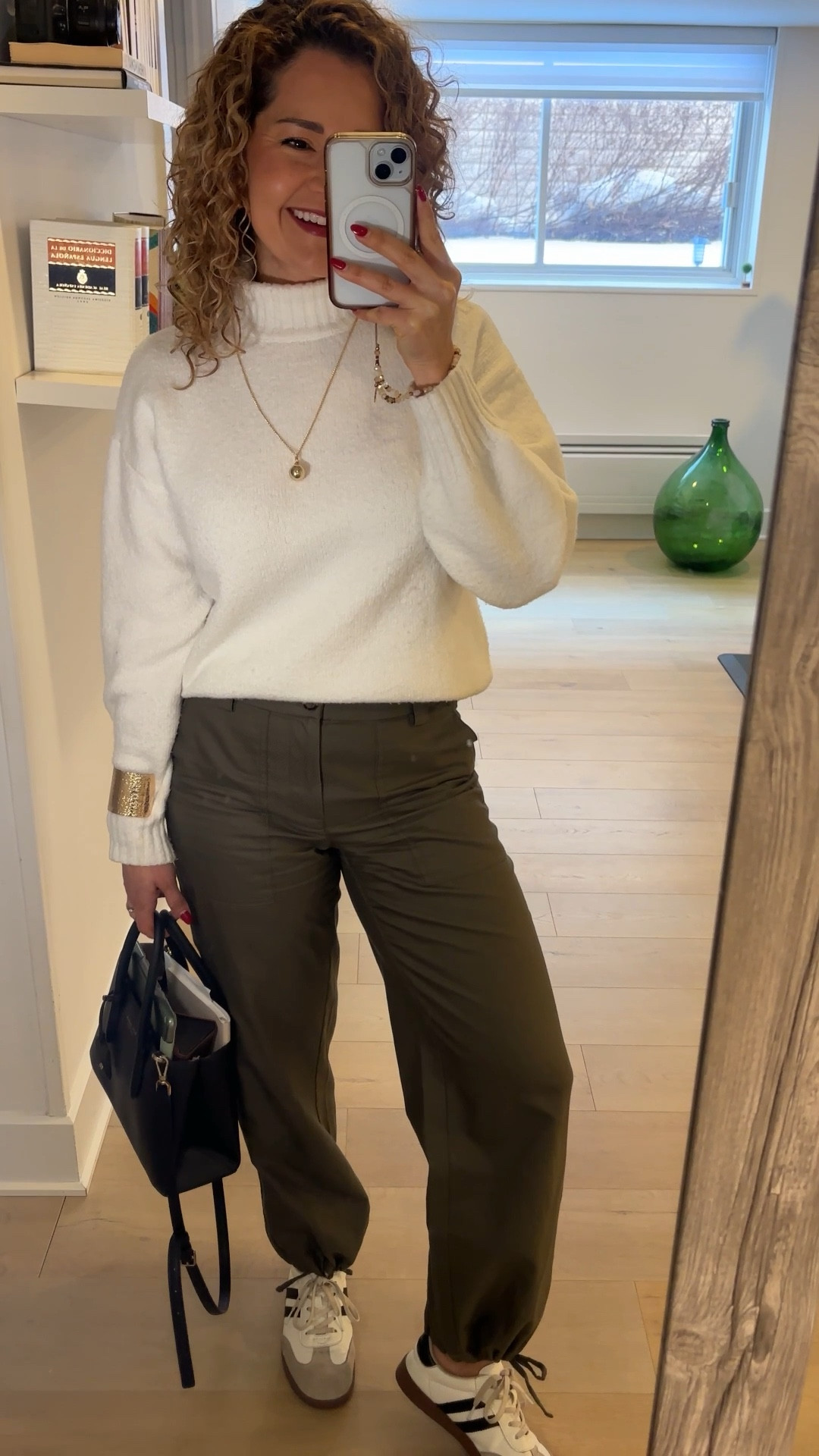 Smart Casual Outfit with Cream Sweater & Olive Pants | Effortless Everyday Style

#LTKfall #LTKstyletip #LTKworkwear