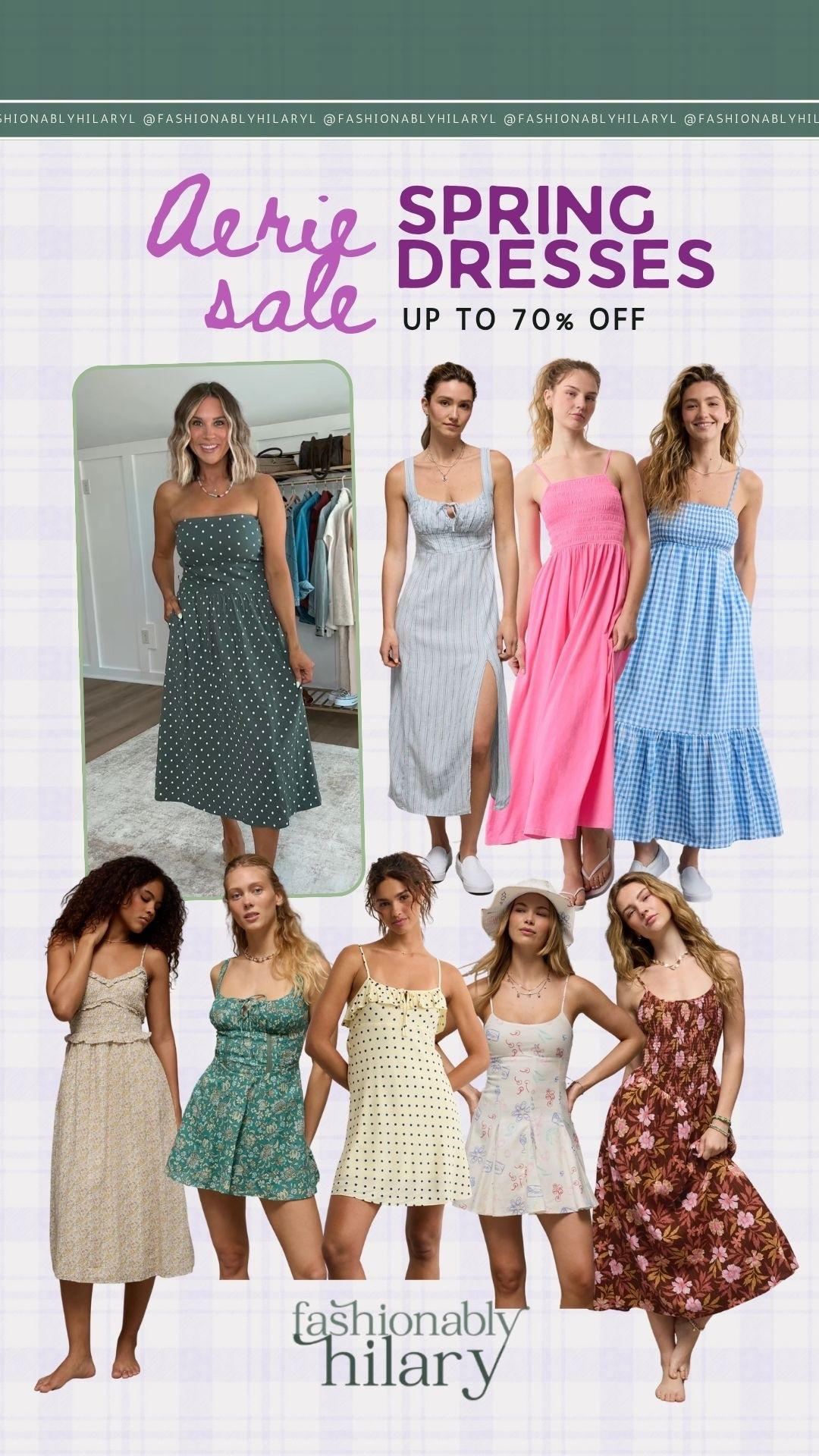 Aerie just added a ton of new items to their clearance section and many are over 50% off! Some of these are included in an extra 35% off w/code: SUNNYSTEALS. These are still available in most sizes and colors, but they will go fast! 
Printed mini dress, polka dot mini dress, corset bust maxi dress

#LTKSeasonal #LTKSaleAlert #LTKMidsize