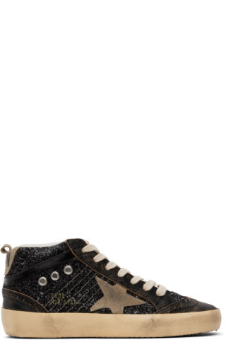 Black Mid Star Sneakers | SSENSE