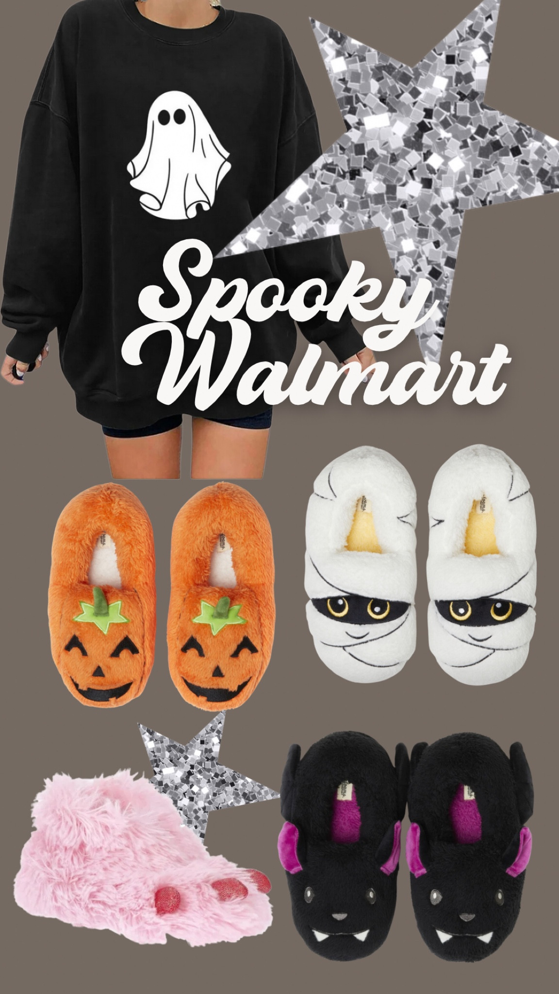 These Halloween dearfoam slippers from Walmart are the comfiest things EVER!!!!! They’re true to size! 
I’m wearing a medium in the ghost sweatshirt! 👻 

@walmartfashion
#WalmartPartner
#WalmartFashion

#LTKSeasonal #LTKFallSale