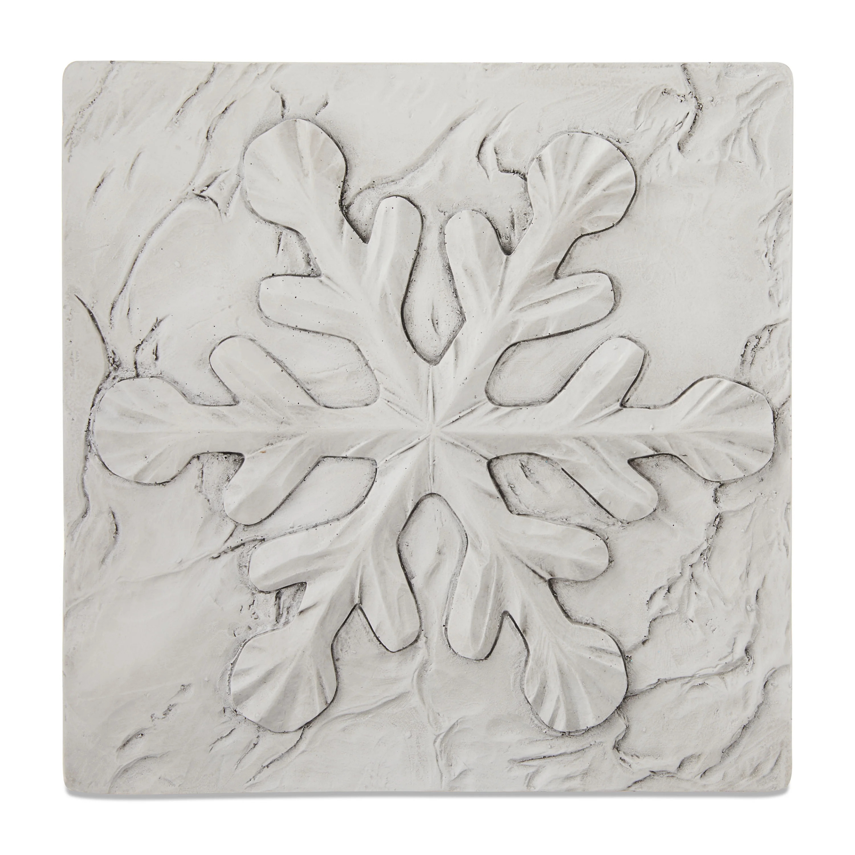 Bloque de Copo de Nieve para Colgar Decoración Navideña, Blanco, 9" x 9", de Holiday Time | Walmart (US)