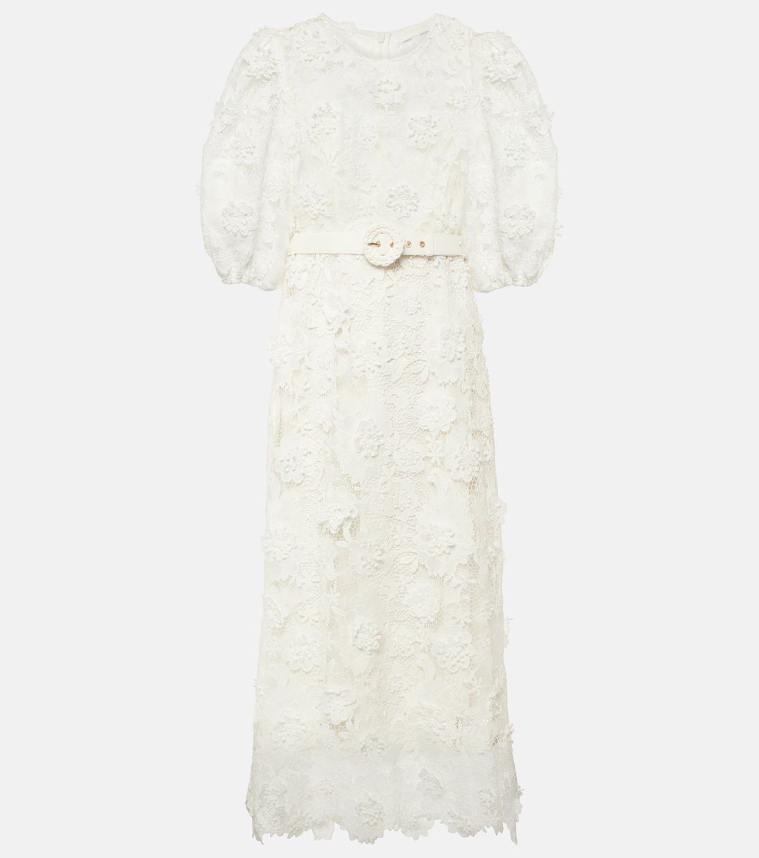 Halliday floral lace midi dress | Mytheresa (INTL)