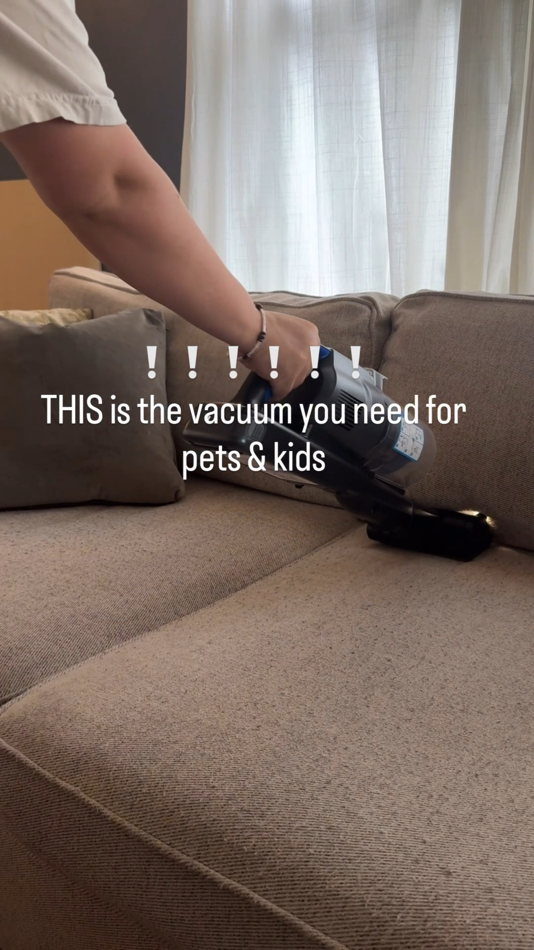 #ad this Bissel PowerClean FurFinder from Lowe’s is a complete game changer! Look how much dirt I got from just one cushion 🤢

#LowesPartner @loweshomeimprovement

#LTKKids #LTKHome