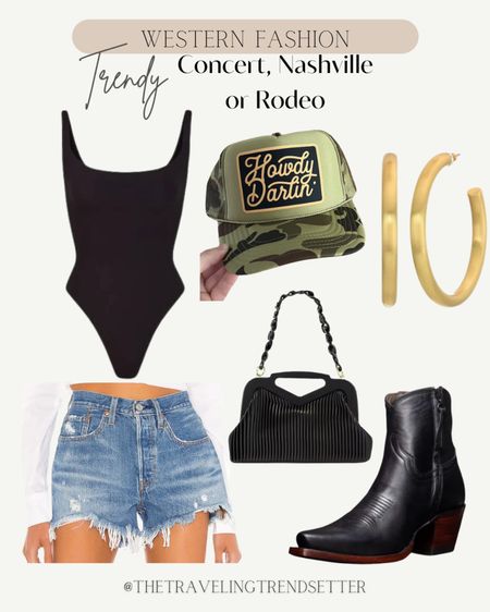 Trendy, rodeo fashion, cowboy hat, cowboy, trucker, hat, fringe bag, gold, hoops, booties, boots, cowgirl, cowboy, jeans, shorts, spring outfit, concert outfit, Nashville outfit, radio outfit, trendy country, concert, outfit, music festival, spring outfit, summer outfit, white blouse, travel outfit, western BoHo chic hippie



#LTKfindsunder100 #LTKsalealert #LTKstyletip