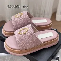 2024 Leather Sandal Luxury Design Thick Bottom Flower Big Letter Back Slipper size 35-41 | DHGate