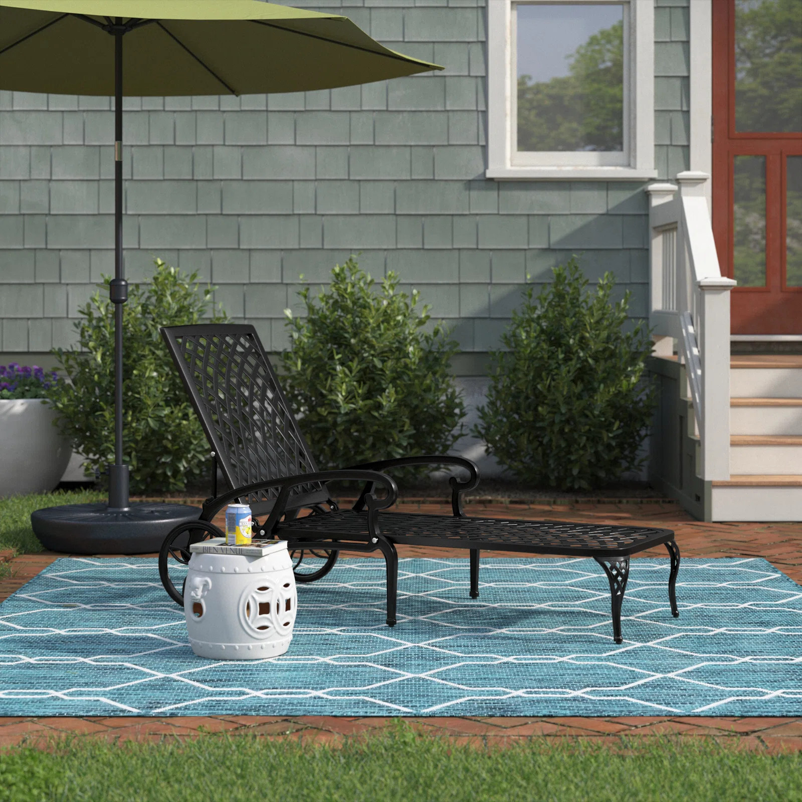 Bauder Outdoor Metal Chaise Lounge | Wayfair North America