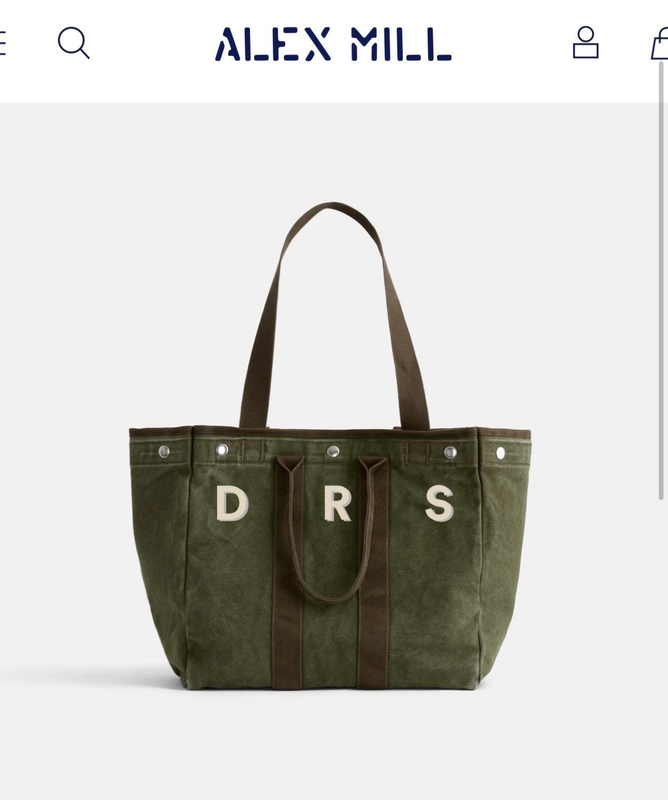 Just added to cart 🛒  I’m a sucker for a good tote bag 😍 Especially if it’s personalized!! I just ordered this one and was able to choose the font color as well. Perfect mom bag 👌🏻

Alex Mill bag, tote bag, mom bag, diaper bag, weekender bag, travel bag, carryon bag, personalized tote bag