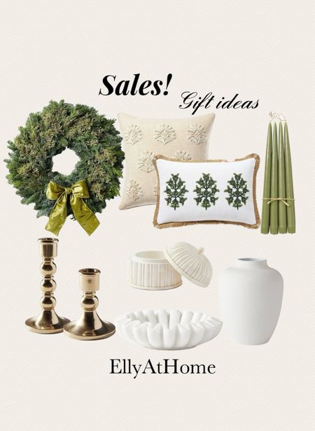Best sales of the year at Serena & Lily. Shop pretty holiday, Christmas decor. Vases, marble decor, fresh greenery, candleholders, throw pillows, candles. Nice gift ideas. 

#LTKHoliday #LTKsalealert #LTKhome