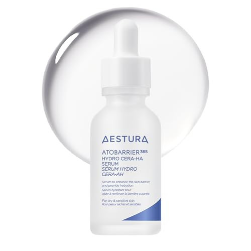 AESTURA ATOBARRIER365 Hydro CERA-HA Face Serum with Ceramide, Hyaluronic Acid, and Niacinamide for Skin Moisture Barrier Repair | Deep Hydration, Suitable for Dry & Sensitive Skin, 30ML / 1.01 fl.oz. | Amazon (US)