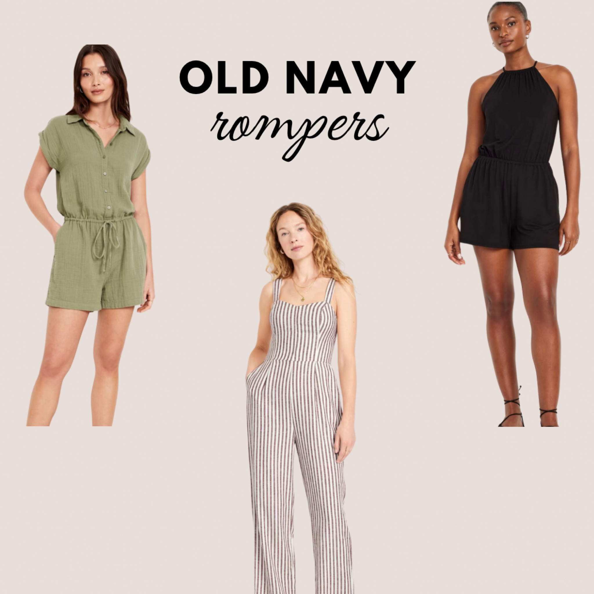 Comfortable, stylish and affordable rompers perfect for summer from Old Navy! 🌤️ 



#LTKFindsUnder50 #LTKSeasonal #LTKSaleAlert