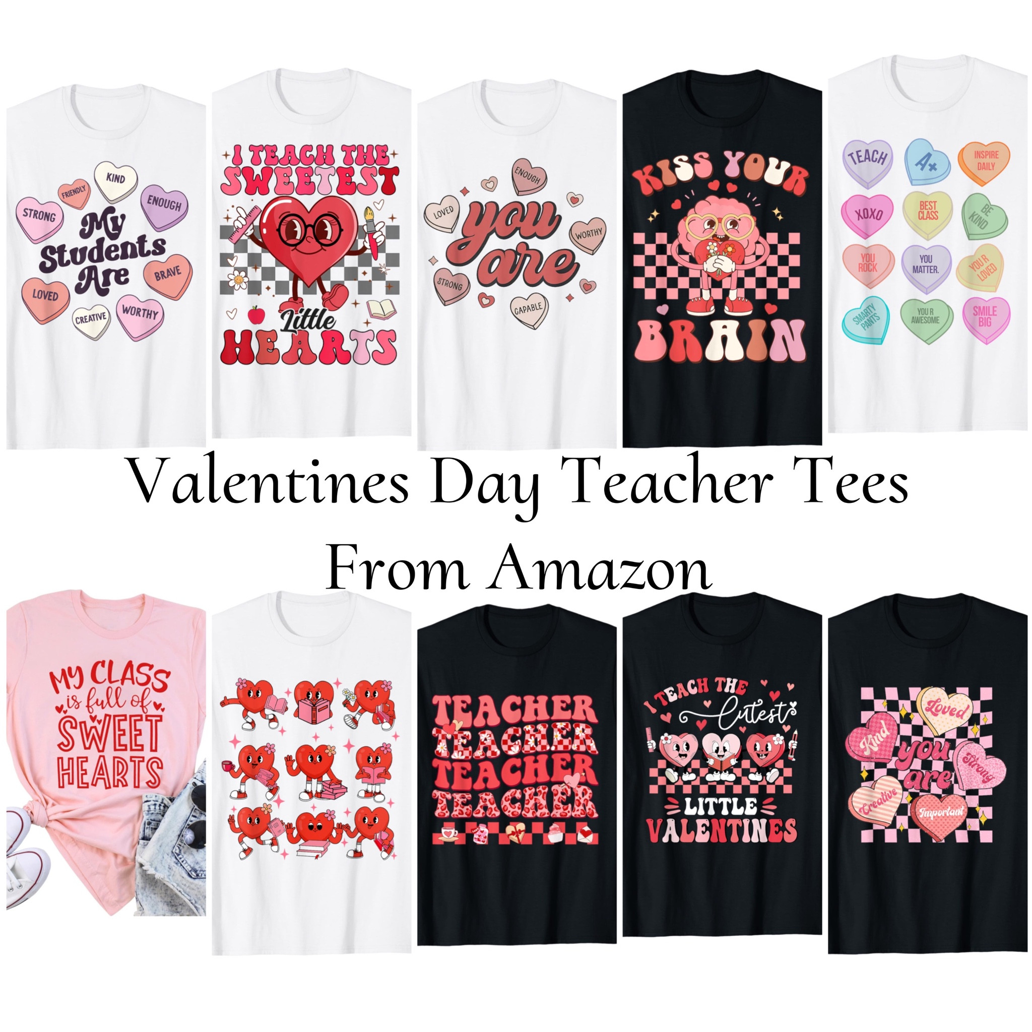Valentines Day Teacher Tees from Amazon 🛍️✏️🎀⭐️

#LTKworkwear #LTKstyletip #LTKSeasonal