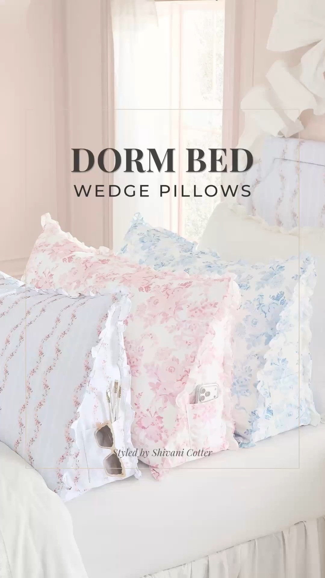 A Dorm Room Must Have For Your Bed - Wedge or Bolster Pillow 
There is nothing more important than a comfortable bed when it comes to dorm decor, and having a wedge or bolster pillow is a dorm essential! Shown are our favorites, including one I bought for my daughter's dorm bed. Don't forget to save this for dorm shopping essentials list. 

 #LTKHome