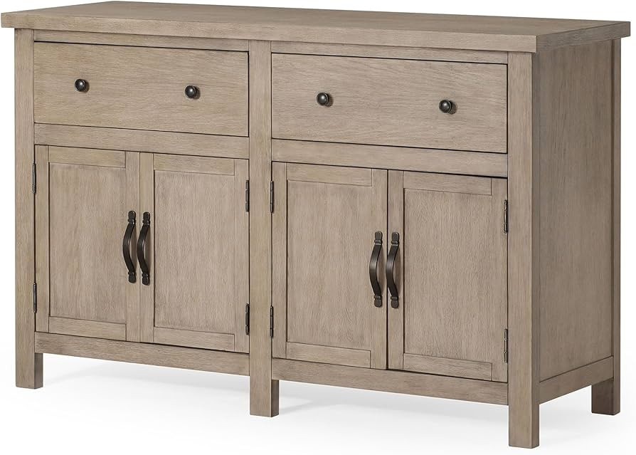 Maven Lane Felix Rustic Wooden Sideboard in Weathered Grey Finish | Amazon (US)