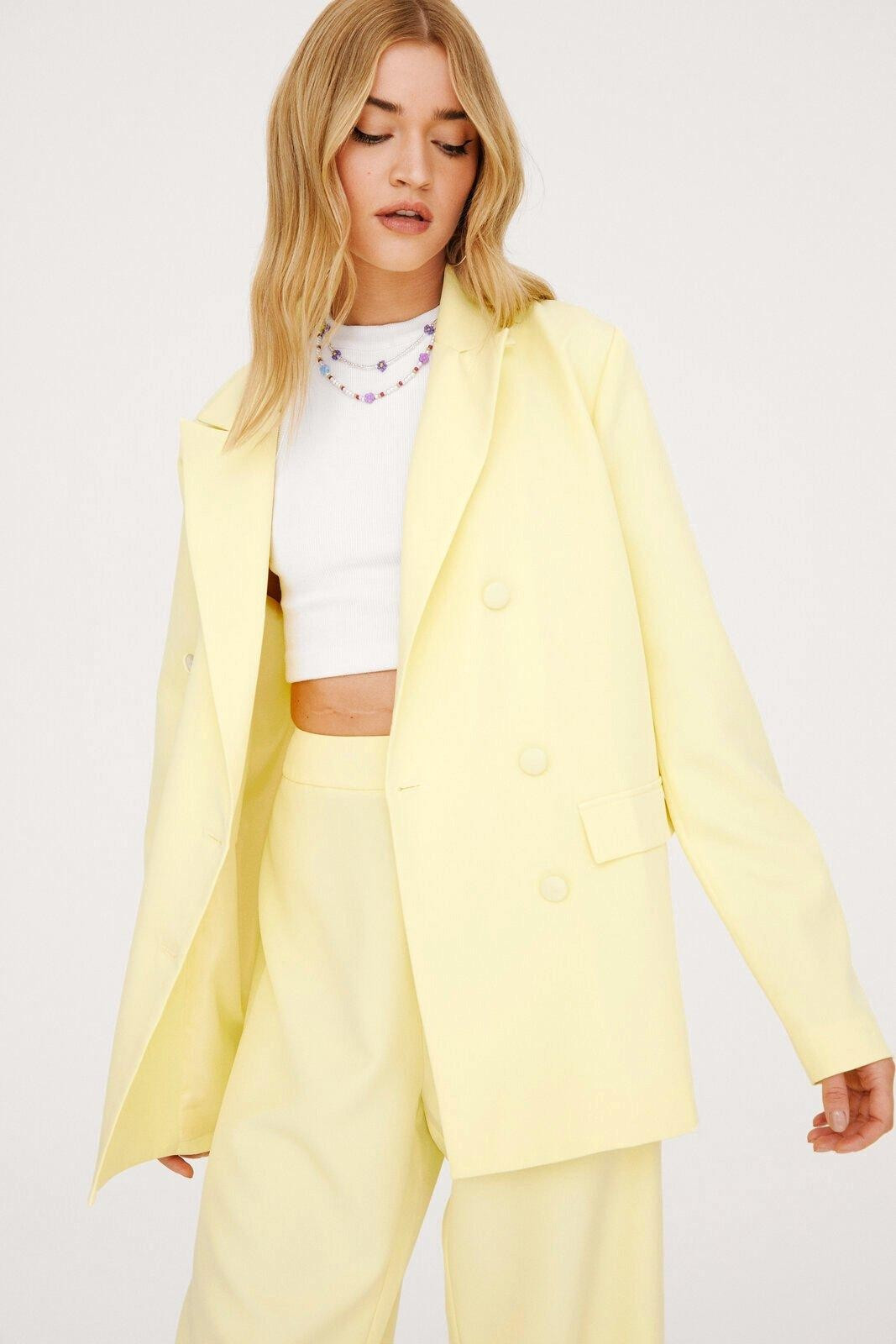 Suits You Double Breasted Relaxed Blazer | NastyGal (UK, IE)