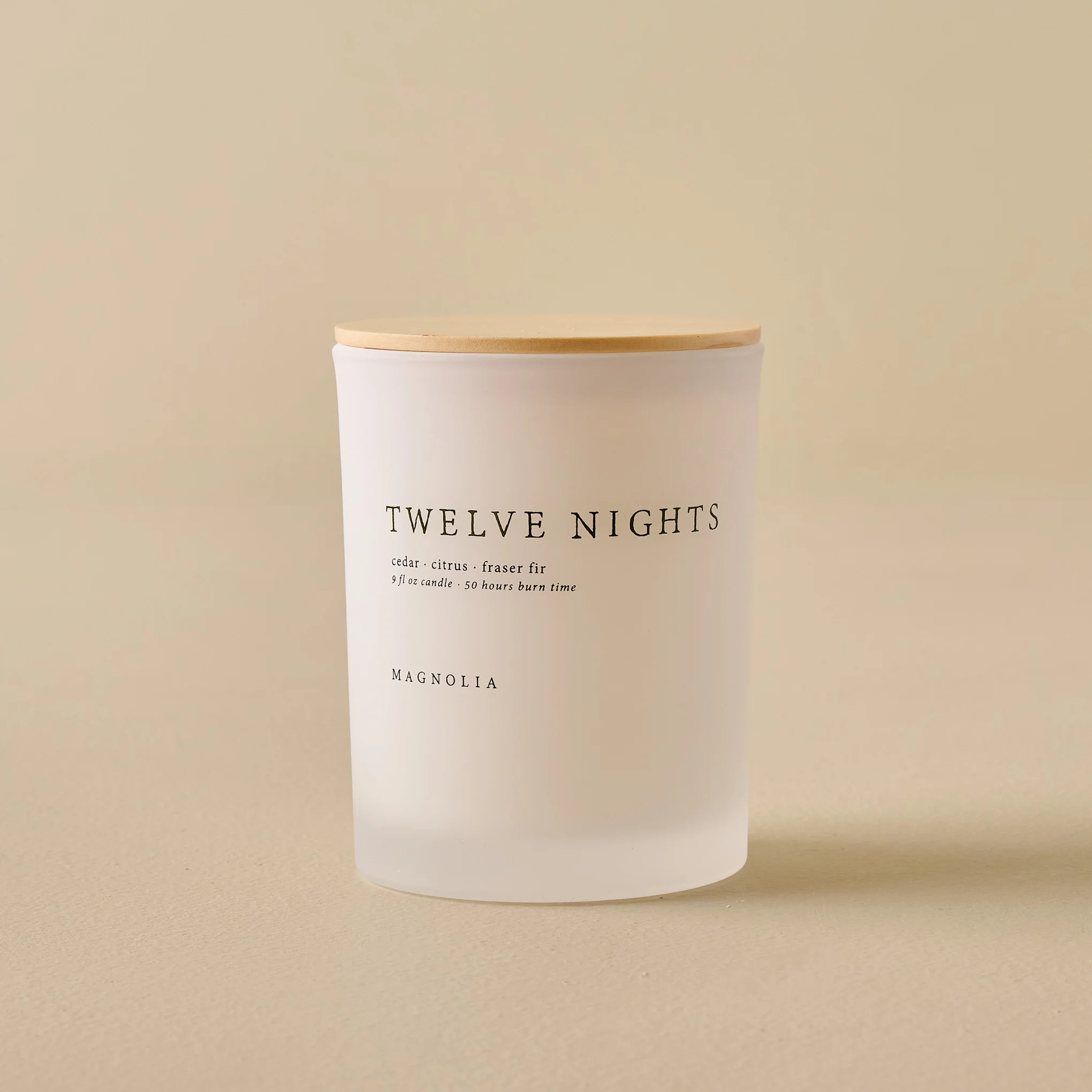 Magnolia Twelve Nights Candle | Magnolia