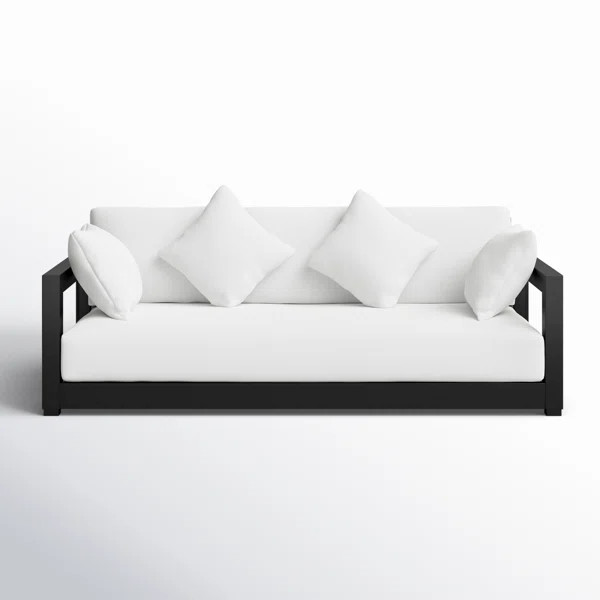 Melrose 76.55'' Aluminum Outdoor Sofa | Joss & Main