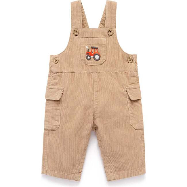 Purebaby | Corduroy Overall Mushroom | Organic Cotton (Multicolor, Size 6-12M) | Maisonette | Maisonette