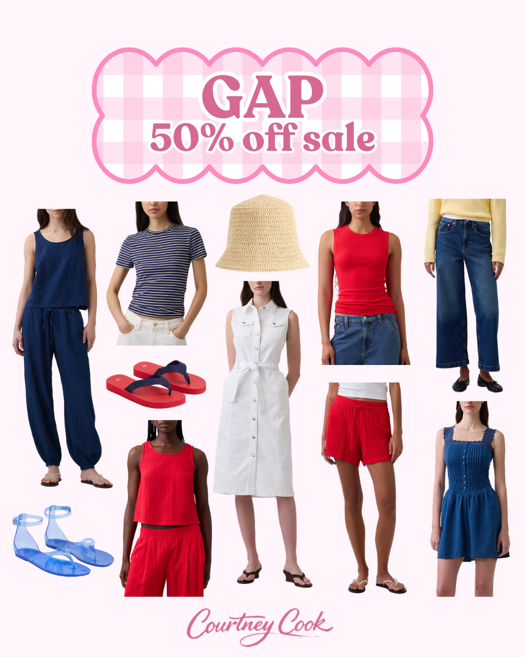 GAP 50% off sale! 🍒💙

summer outfits
4th of july outfits
denim
matching set
white dress
summer dress
jelly sandals 

 #LTKgrwm #LTKootd #LTKSaleAlert