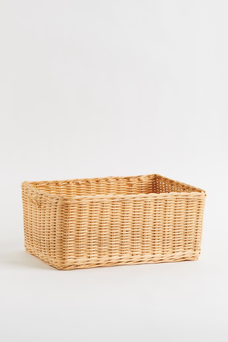 Rattan storage basket | H&M (UK, MY, IN, SG, PH, TW, HK)