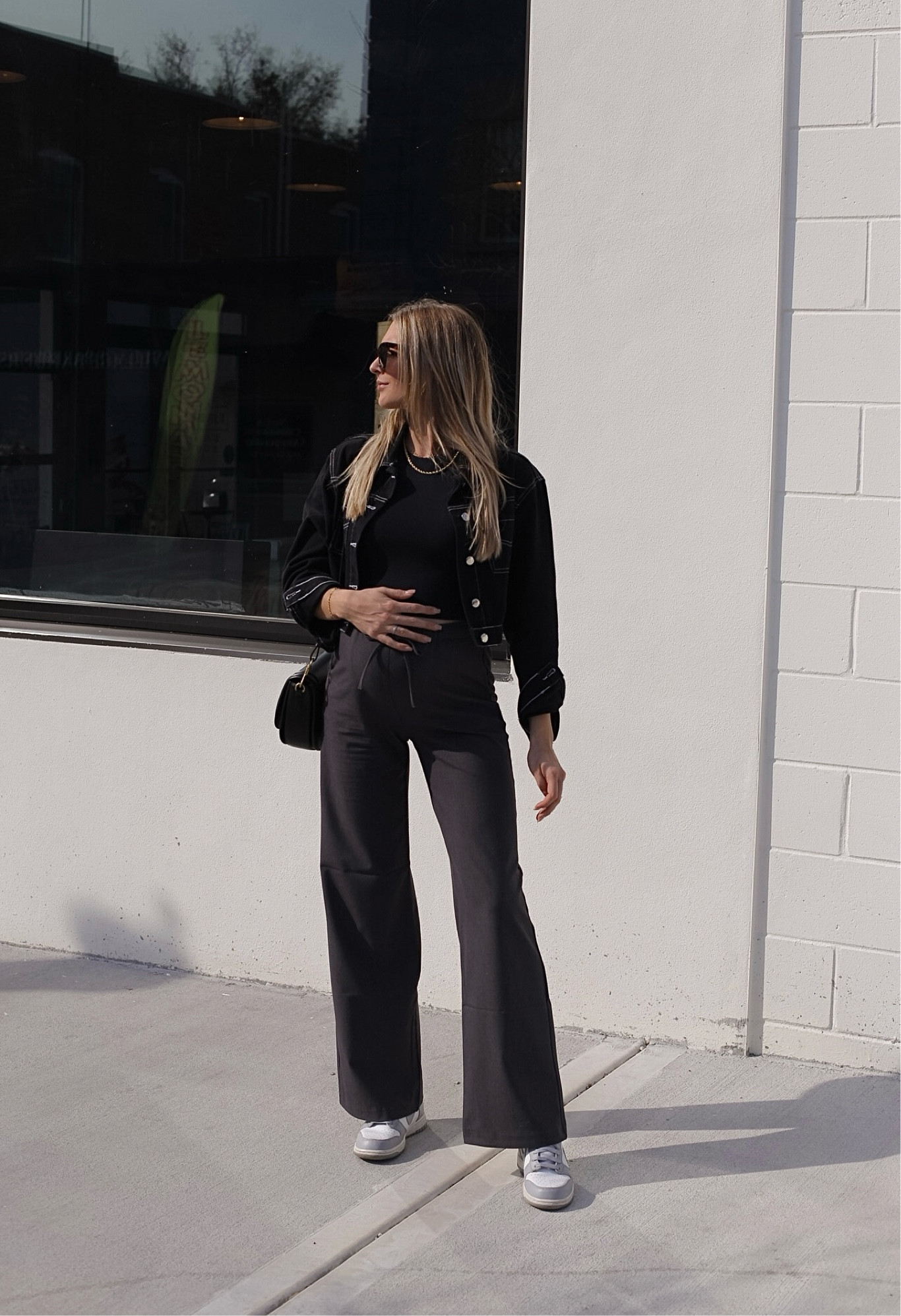 Wearing size XS Tall in pants, size S in top // Chic maternity outfit, perfect for spring time and fall weather 
Maternity outfits, maternity fashion, maternity clothing, maternity clothes 

#LTKSeasonal #LTKbump #LTKstyletip