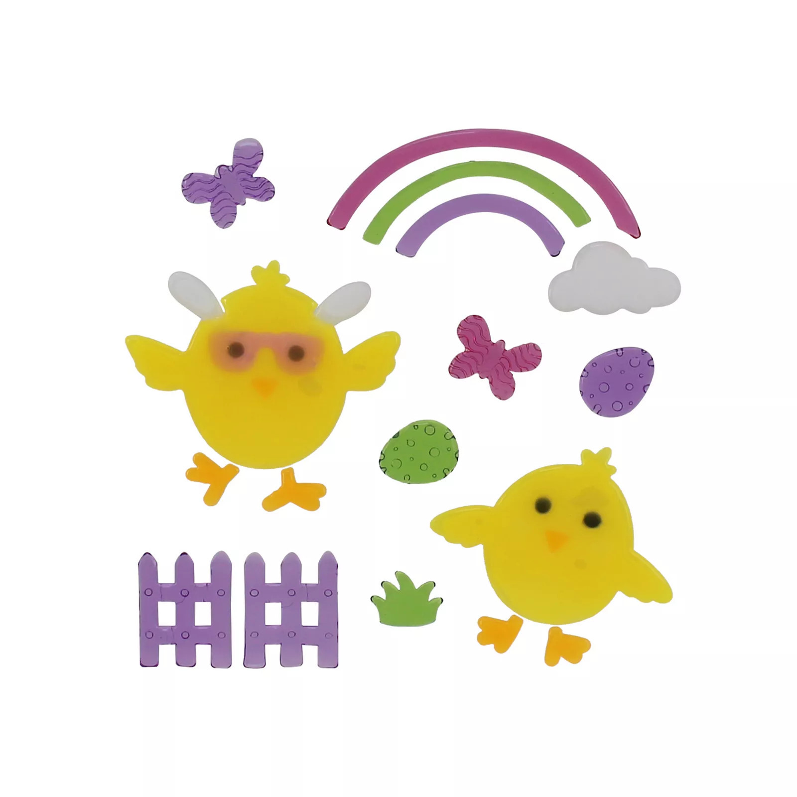 Celebrate Together™ Easter Chick & Rainbow Window Cling, Available | Kohl's