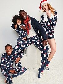 Matching Santa Claus Gender-Neutral Snug-Fit Pajamas for Kids | Old Navy (US)