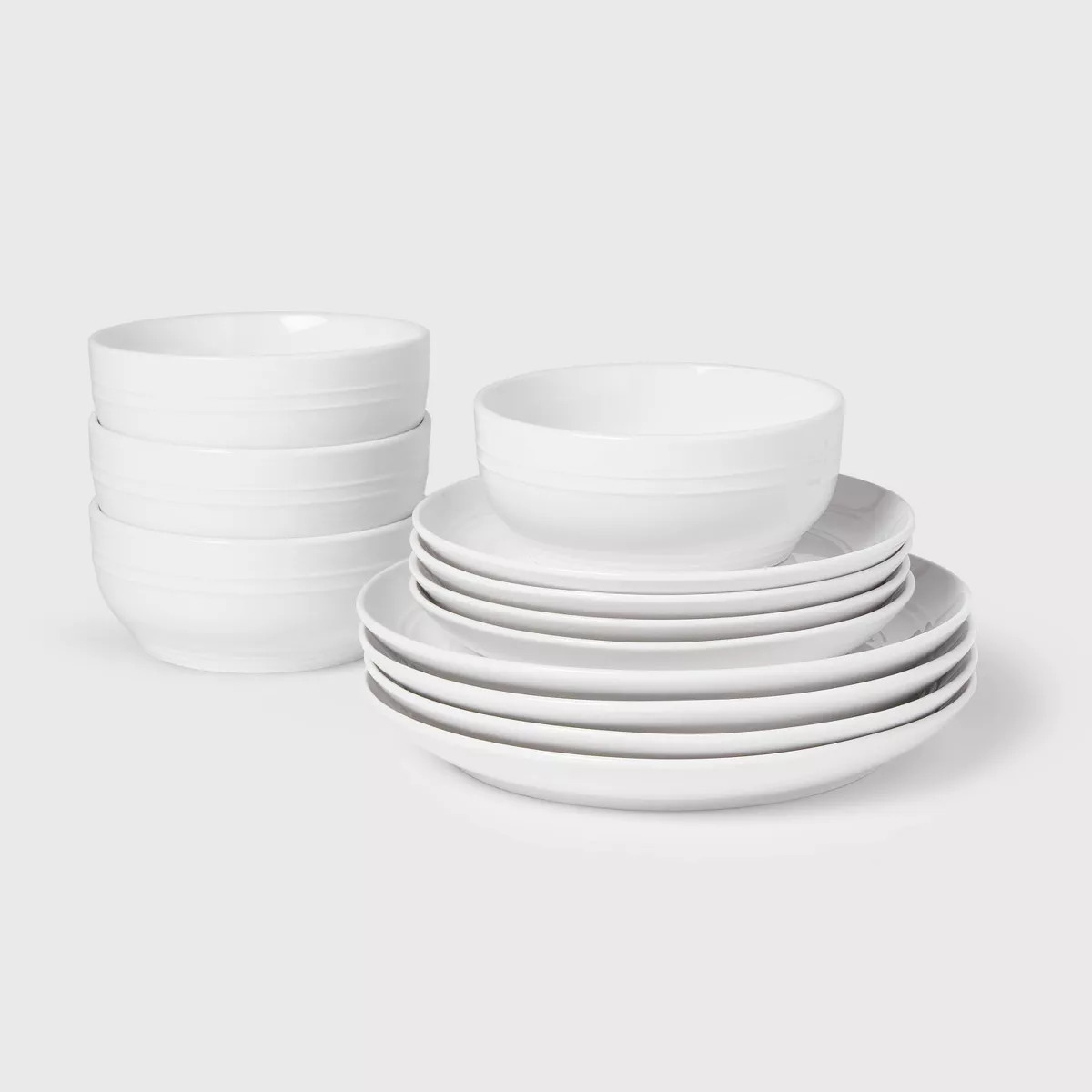 12pc Stoneware Westfield Dinnerware Set - Threshold™ | Target