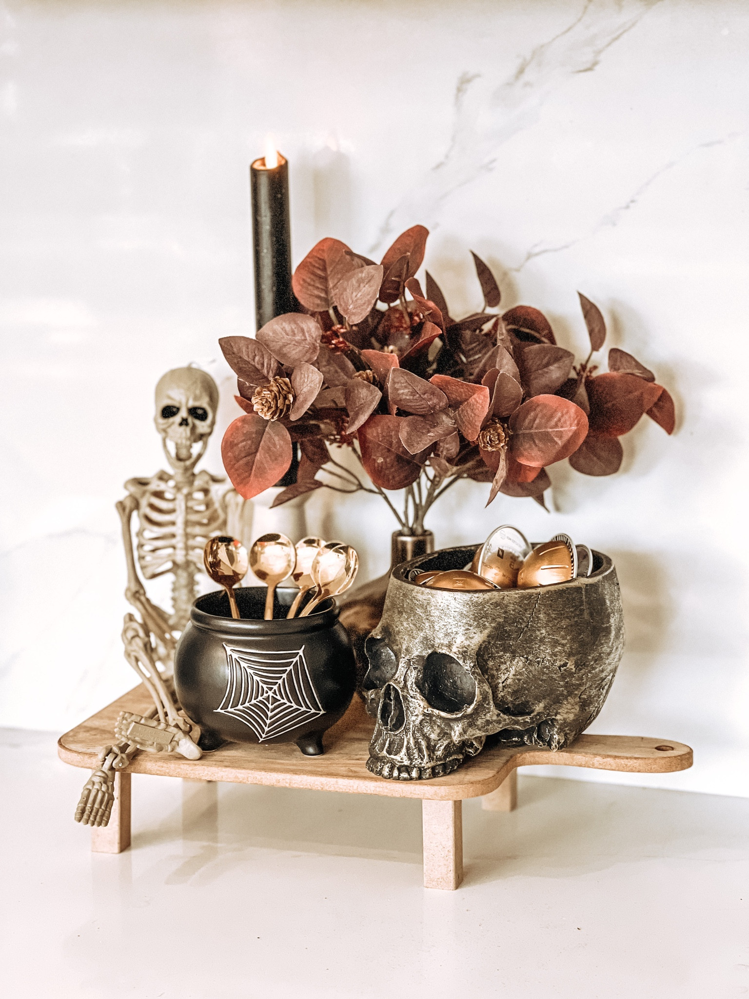 Spooky coffee station 


#LTKSeasonal #LTKhome #LTKHoliday