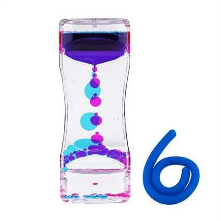 Liquid Motion Bubbler Sensory Toys ‚Äì 2 Pc Set Bundle Stretchy String Fidget Toys Timer for Stress Relief and Anxiety Relief Great for All Ages, Water Oil Toy for Hyperactivity Relaxation | Walmart (US)