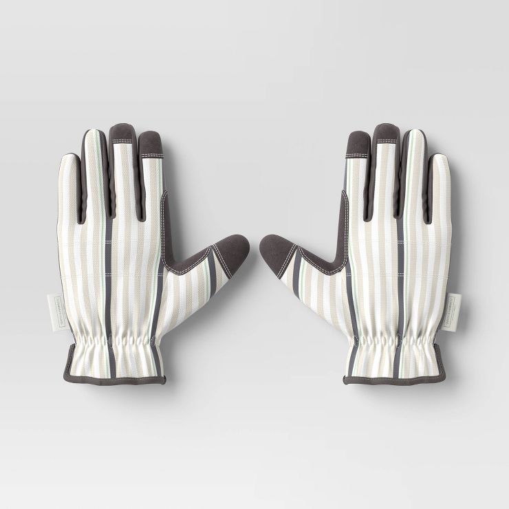 S/M Duck Canvas Garden Gloves Stripe - Smith & Hawken™ | Target